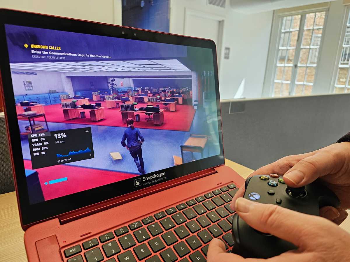 Qualcomm Snapdragon X Elite Gameplay Control