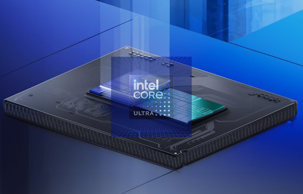 Intel NPU مع شعار Core Ultra