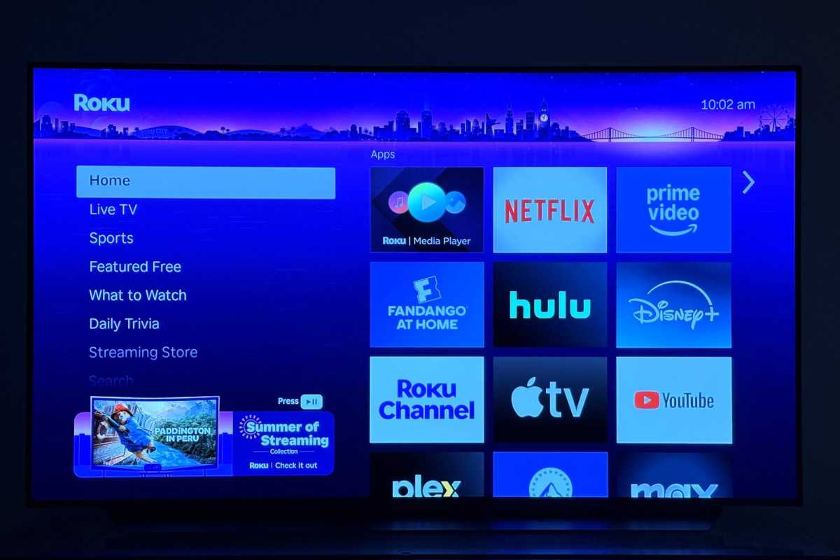 بلاط تطبيق Roku
