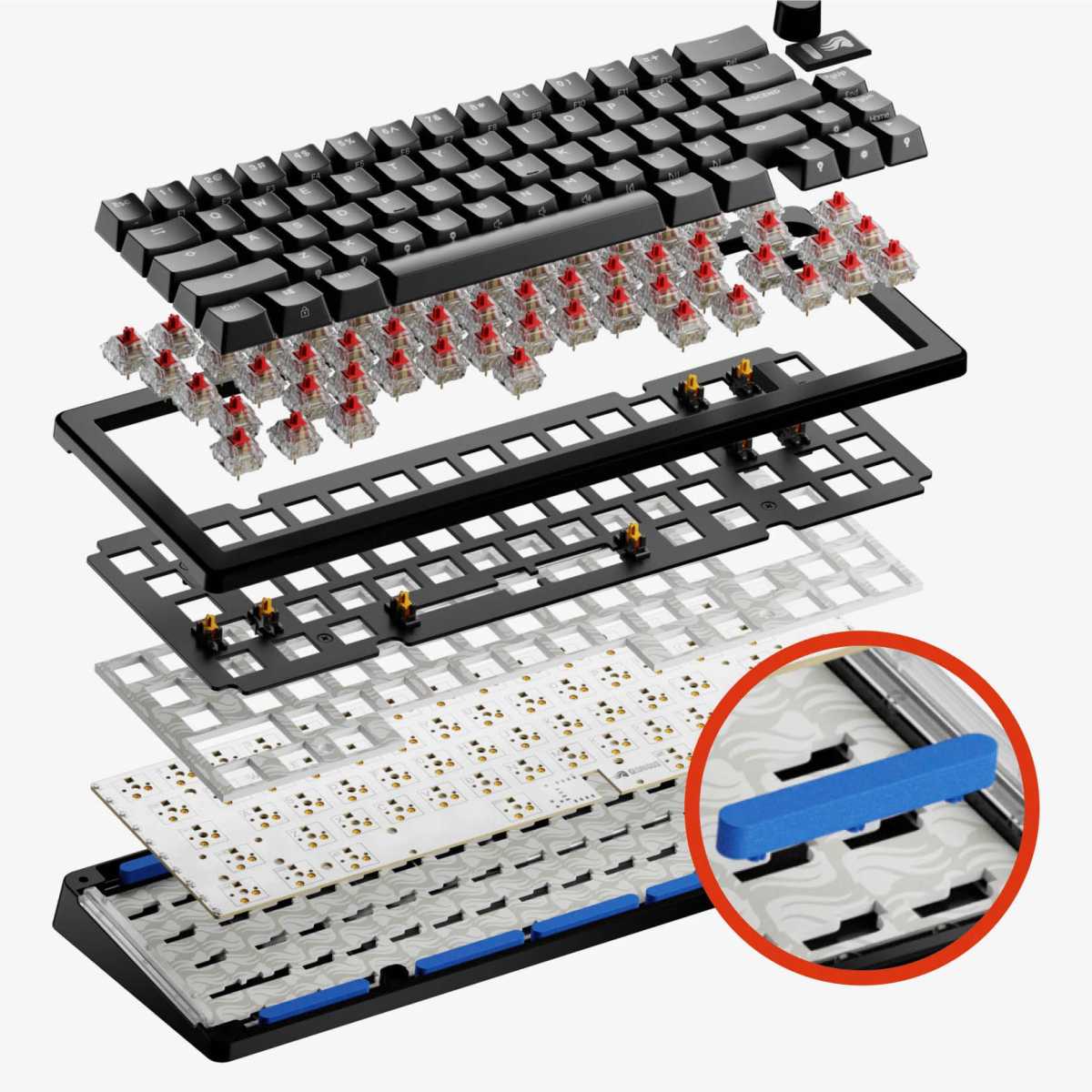 Aufbau tastatur