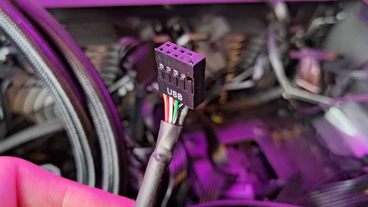 سطح المكتب PC Front Panel Itput Output USB 2 مع 9 دبابيس