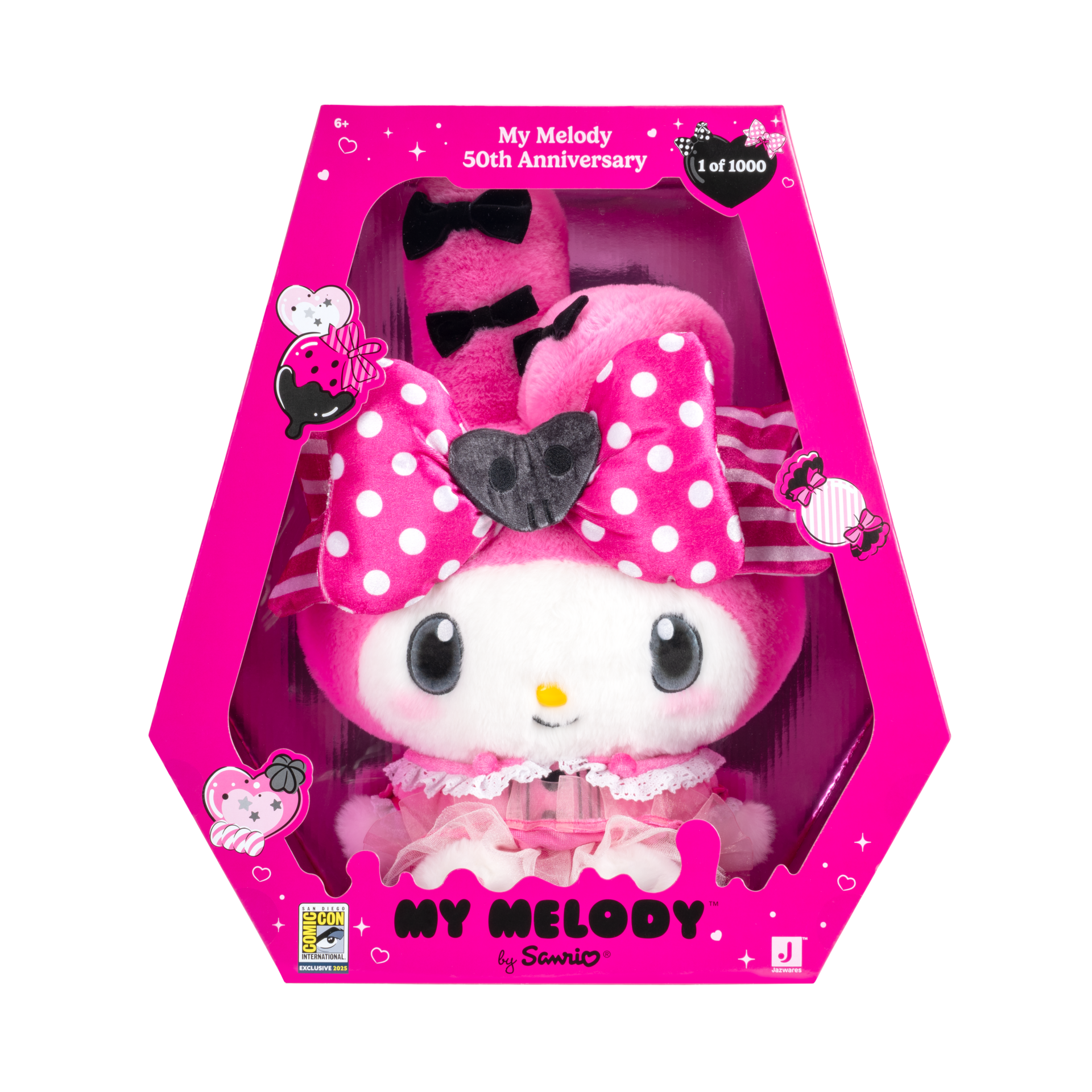 HKT0543 12 San Diego Comic Con Specialty Plush My Melody 50th Anniversary Special Edition IPF