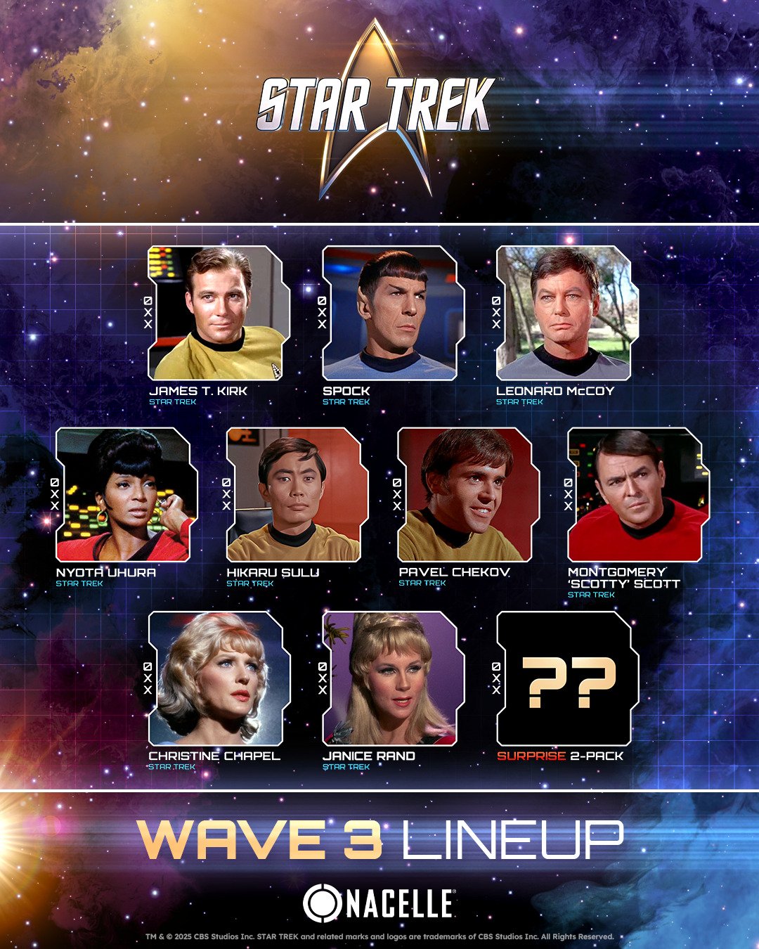 SDCC Startrek 4x5 Wave 3