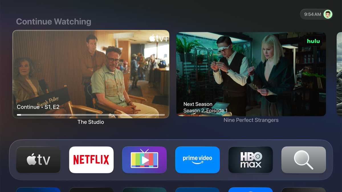 شبكة تطبيق Apple TV
