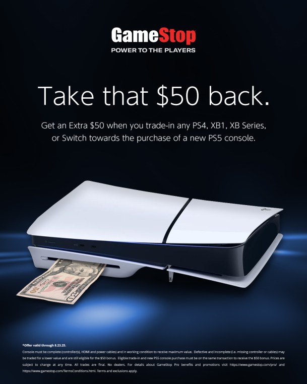 عرض GameStop لبلايستيشن 5