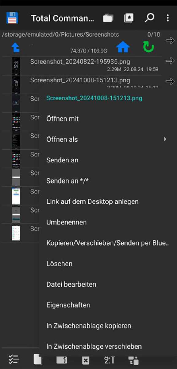 إجمالي القائد IST في إصدار Der Mobilen AP App Für Android Kostenlos. Dennoch bringt der dateimanager einen großen funktionsumfang MIT.