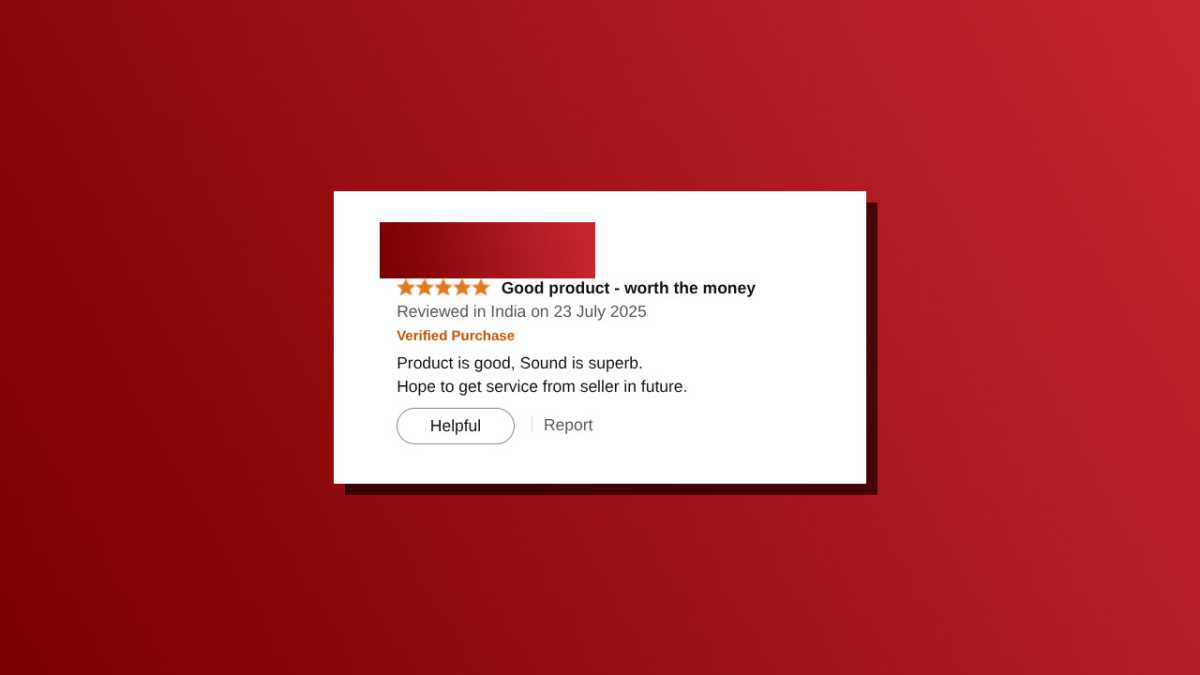 مراجعة مزيفة الأعلام الحمراء Amazon Review India