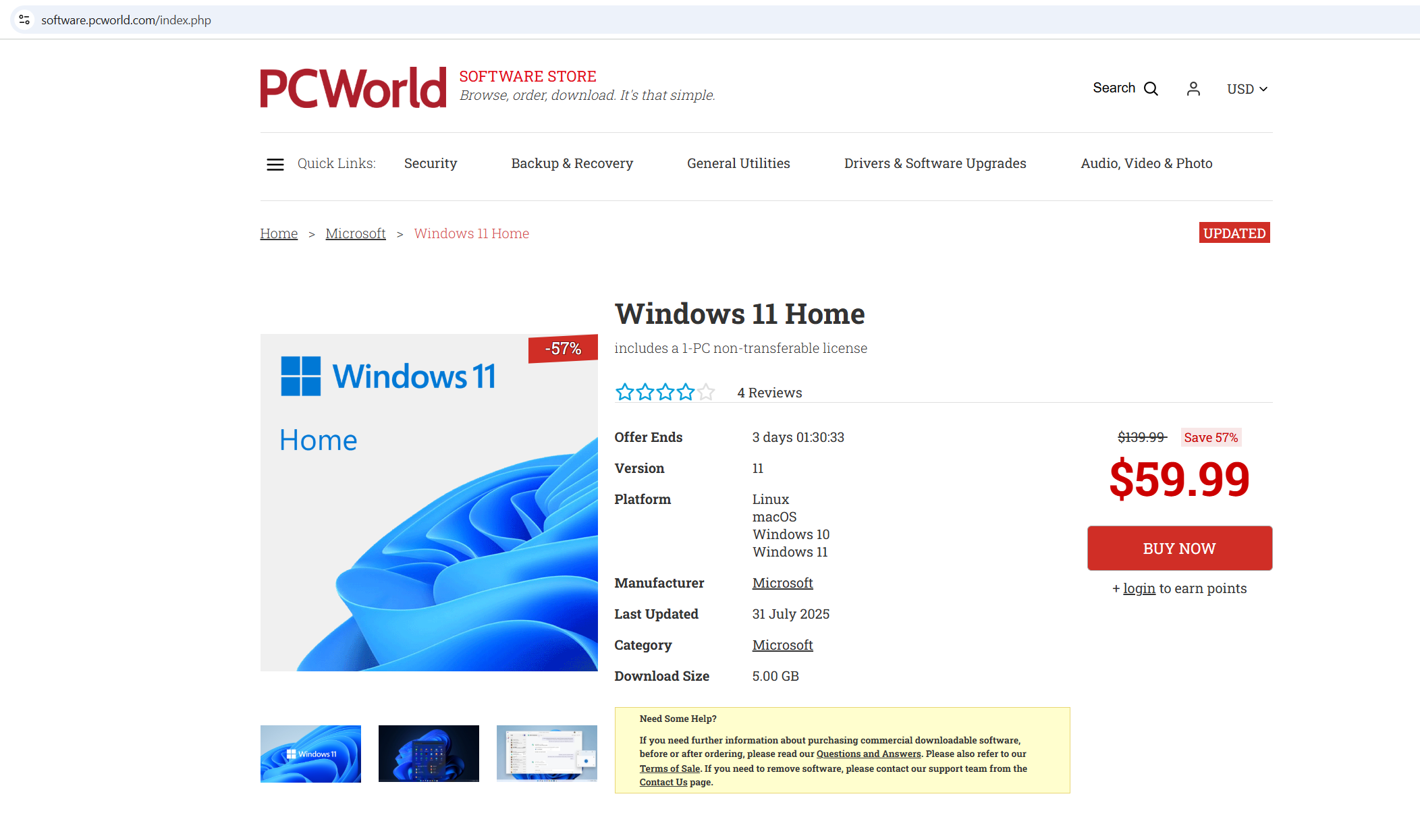 ترخيص PCW Store Windows 11