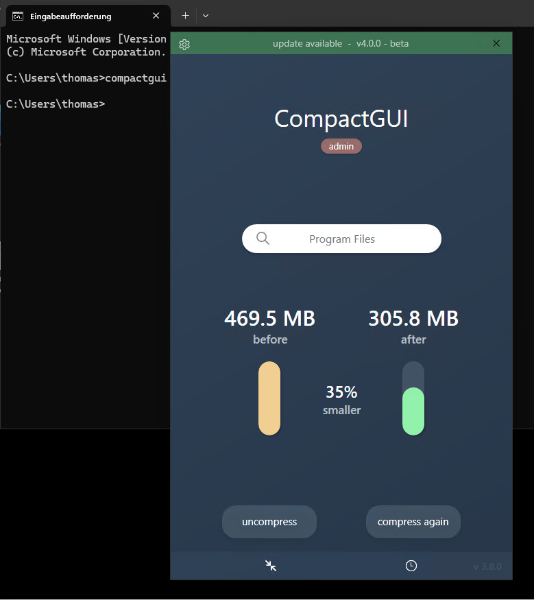 Compactgui