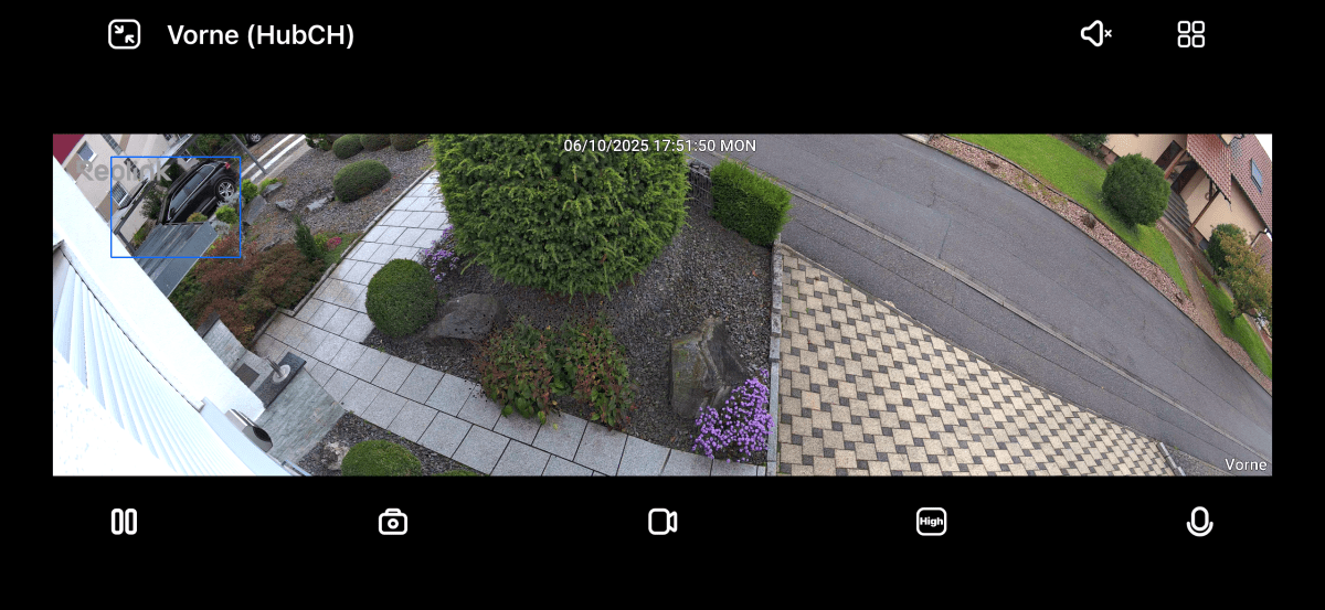 CH Überwachung vorne