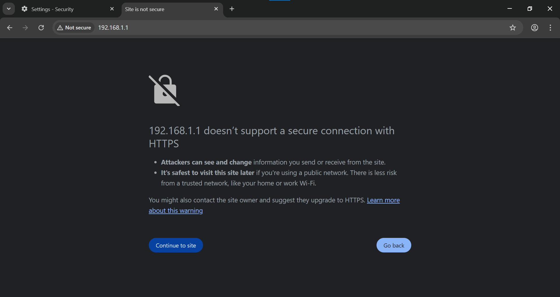 يفتقر Chrome إلى تحذير HTTPS