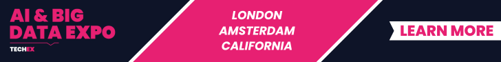 لافتة لمعرض الذكاء الاصطناعي والبيانات الضخمة من فعاليات TechEx.