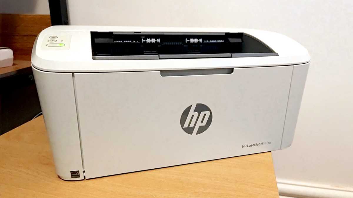 نظرة عامة على طابعة HP LaserJet M110w