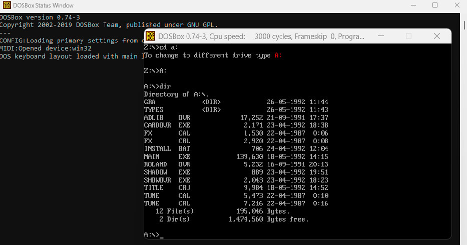 Der wichtigste Befehl موجود في DOSBox. Mit ihm stellen Sie die Laufwerke und Ordner Bereit, die Ningher für die Installation and Start Ihrer Software Brauchen. تم إصداره في وقت سابق من استنشاق بعض الإصدارات في صورة مرنة من ألعاب شادولاند (1992).