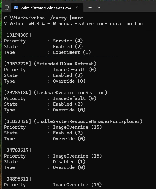 يمكن لأداة Vive-Tool تثبيت ميزات تنشيط Windows