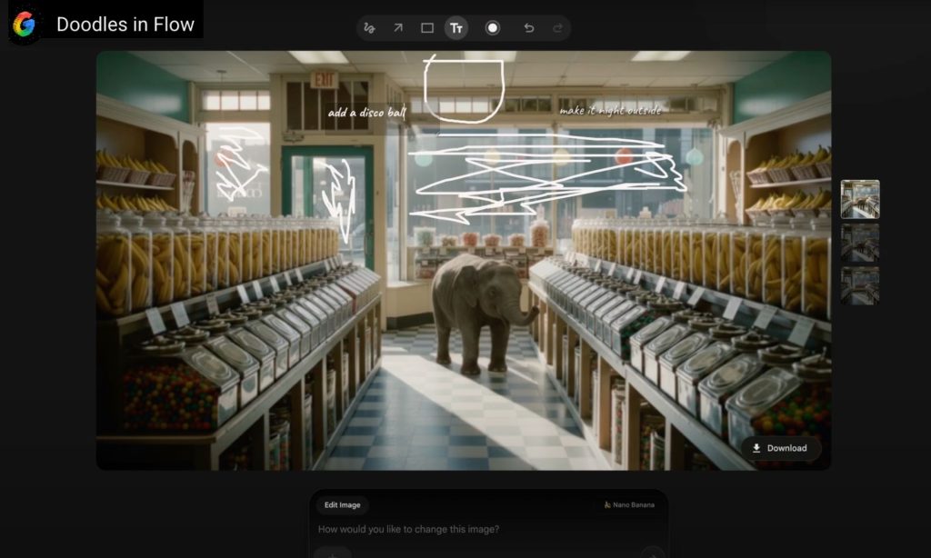 يمكن الآن إنشاء مقاطع فيديو سينمائية بالذكاء الاصطناعي في Google Flow من رسومات الشعار.