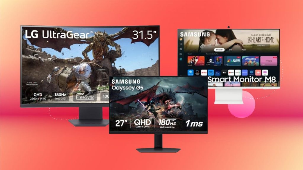 عروض كبيرة على الشاشات بمختلف الأحجام متوفرة حاليًا.