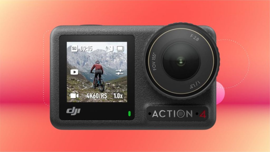 دي جي آي أوسمو أكشن 4 (DJI Osmo Action 4) معروض بخصم يتجاوز 90 دولارًا هذا الشتاء.