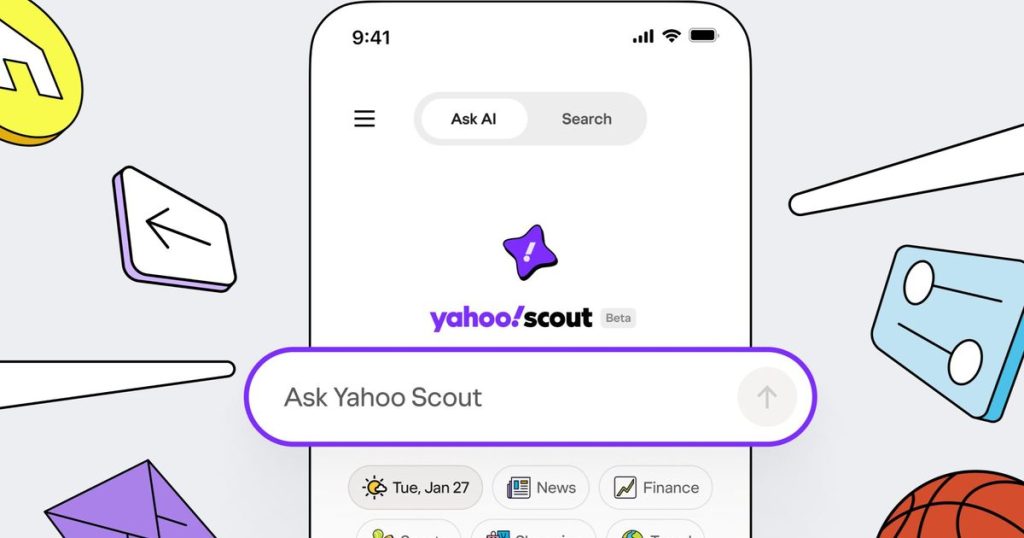 ياهو سكاوت (Yahoo Scout) محرك إجابات بالذكاء الاصطناعي ينافس بيربلكستي وخدمات جوجل.